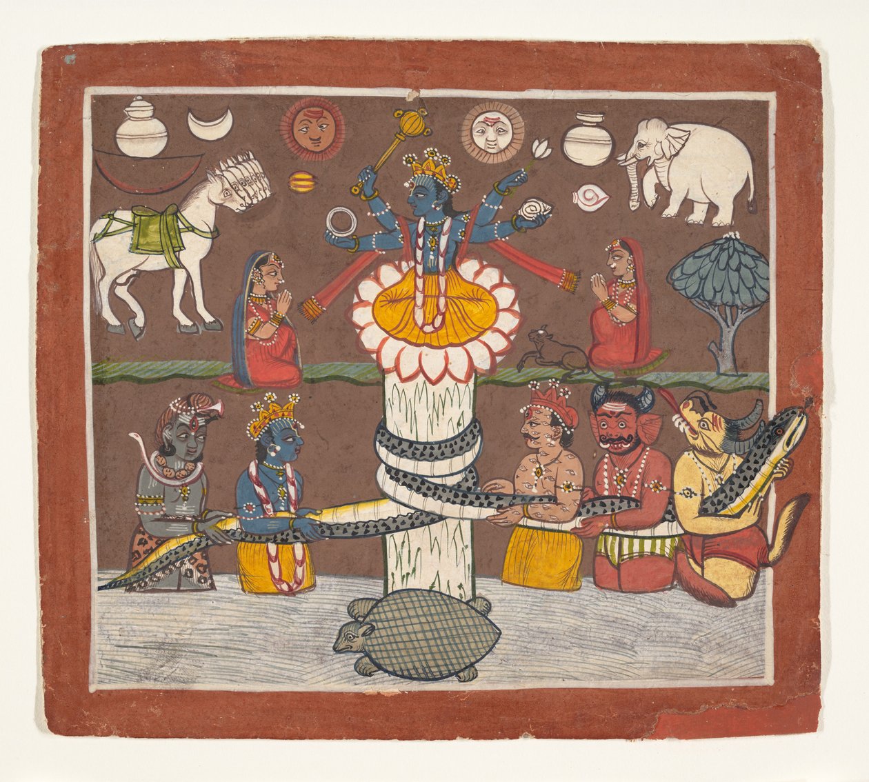 A tejóceán kavargása, kb. 1780-90. alkotó: Unbekannt