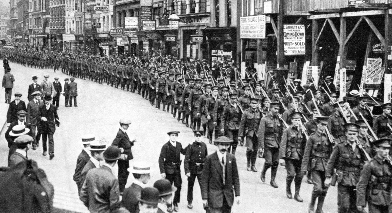 The Citizen Army of Territorials, Strand, London, Első világháború, 1914 alkotó: Unbekannt