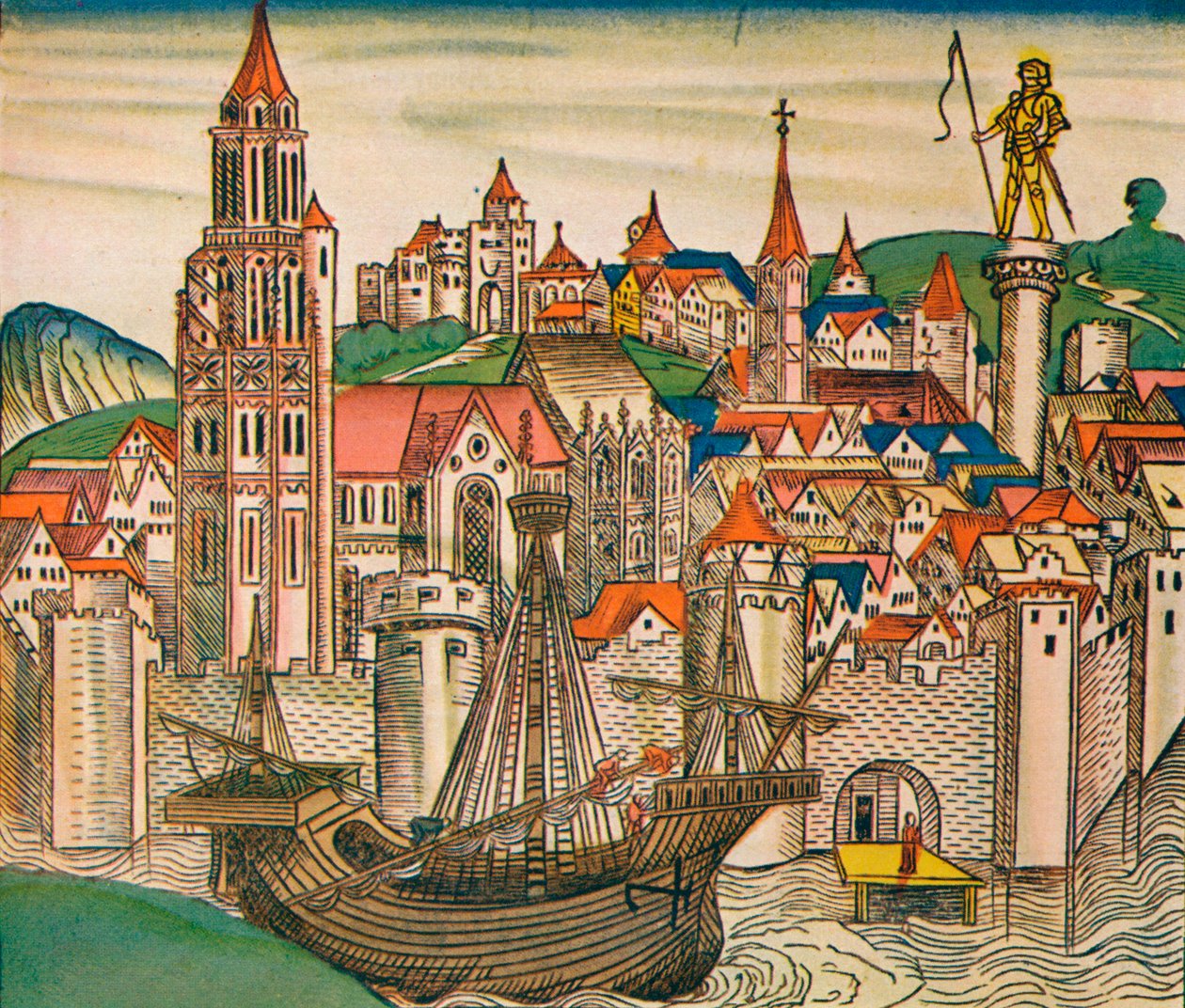 Treviso városa carakkkal, 1493 alkotó: Unbekannt