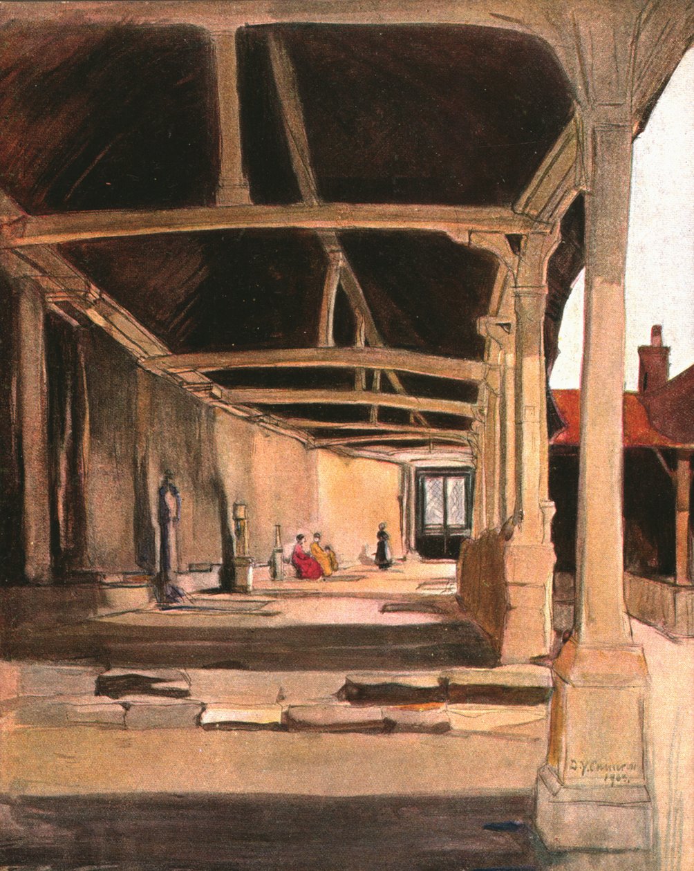 The Cloisters, Montevilliers, 1900. alkotó: Unbekannt