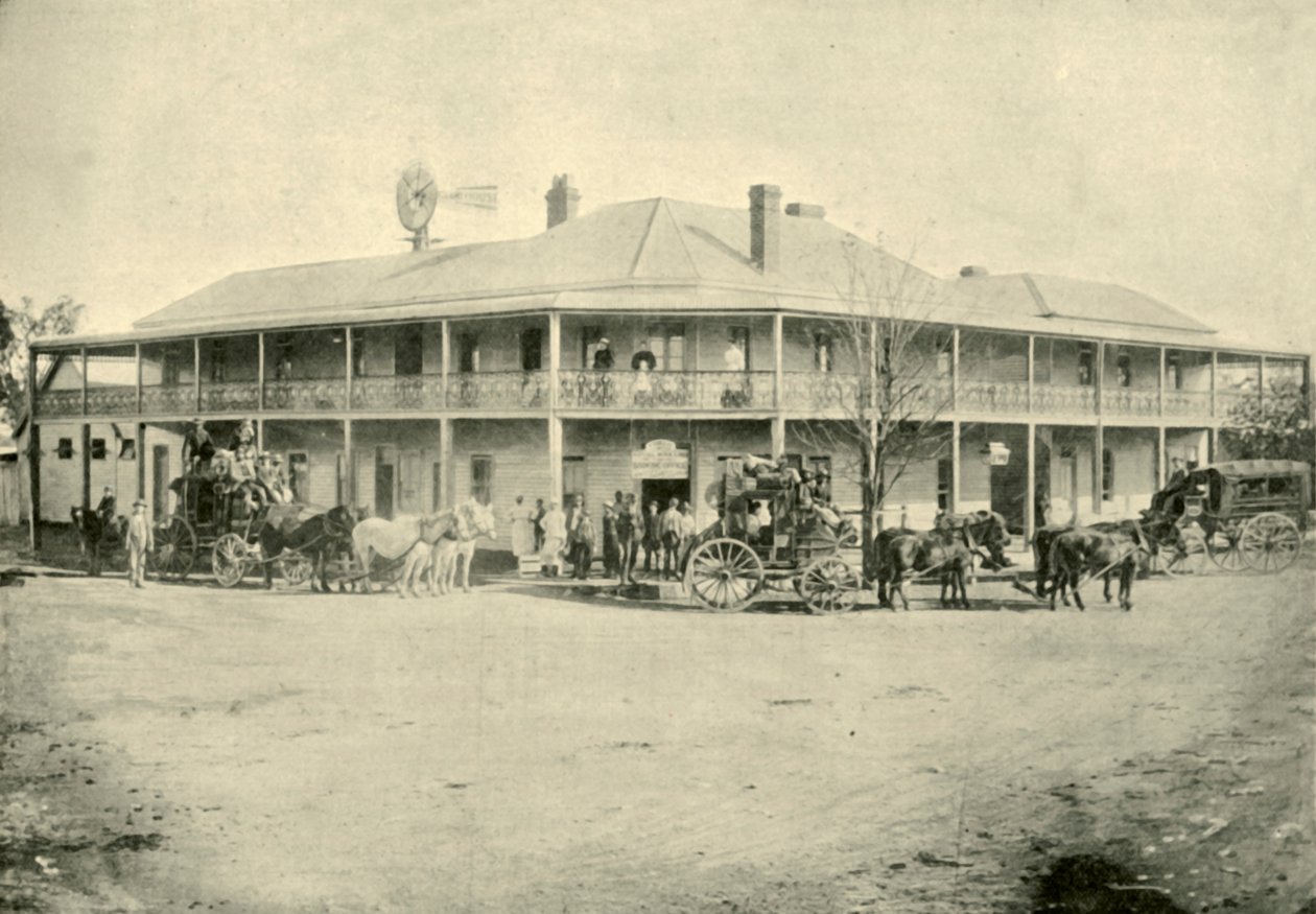 The Club House Hotel, Narrabri, 1901. alkotó: Unbekannt