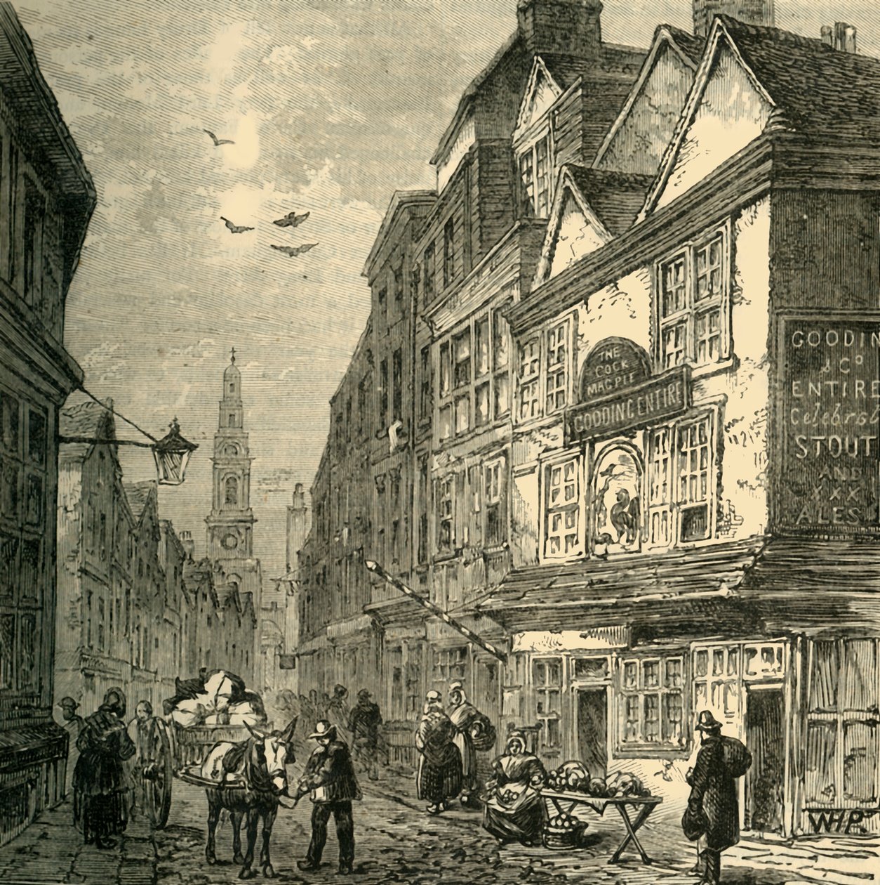 A kakas és szarka, Drury Lane, 1881. alkotó: Unbekannt