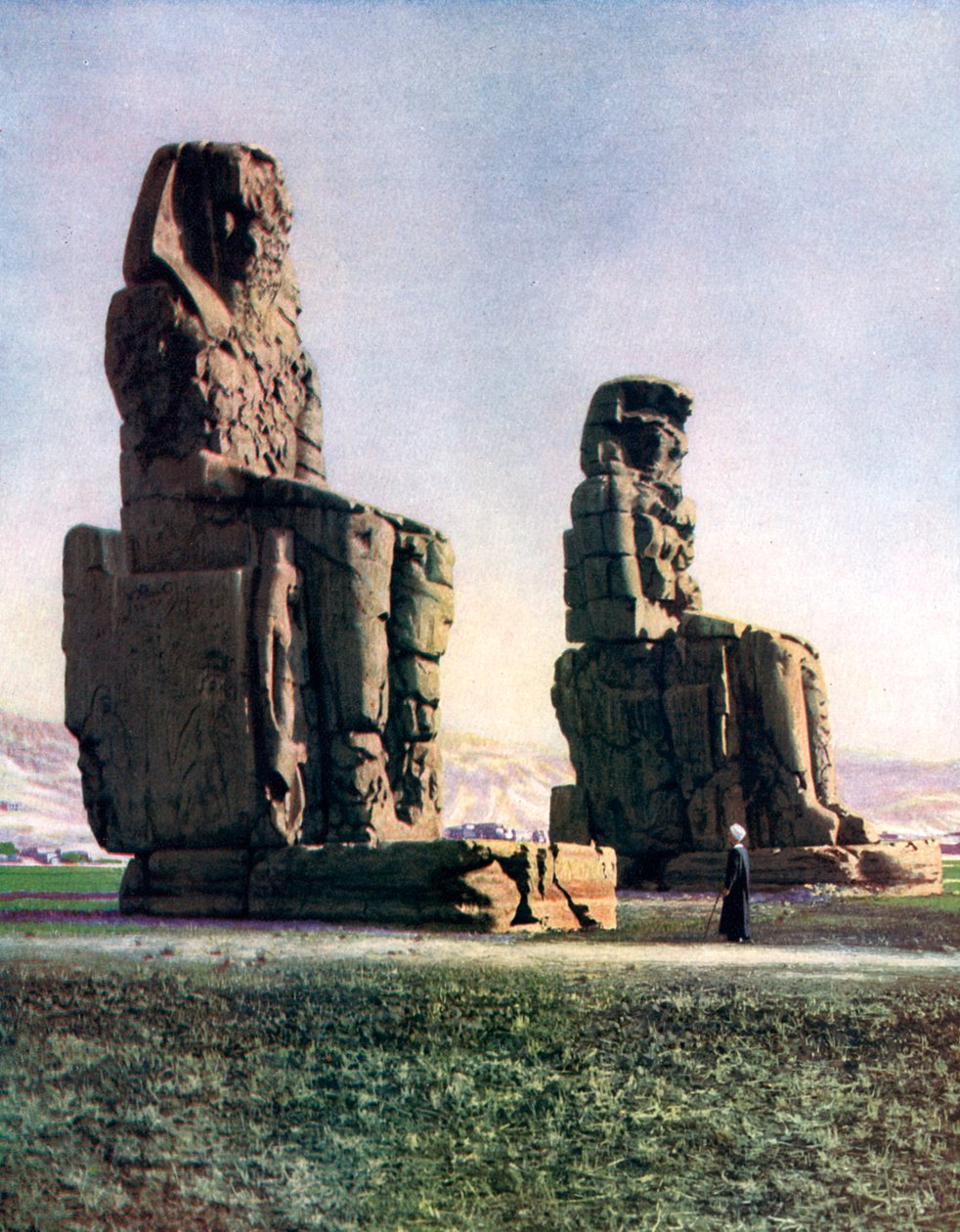 A memnoni kolosszusok, Théba, Egyiptom, 1933-1934 alkotó: Unbekannt