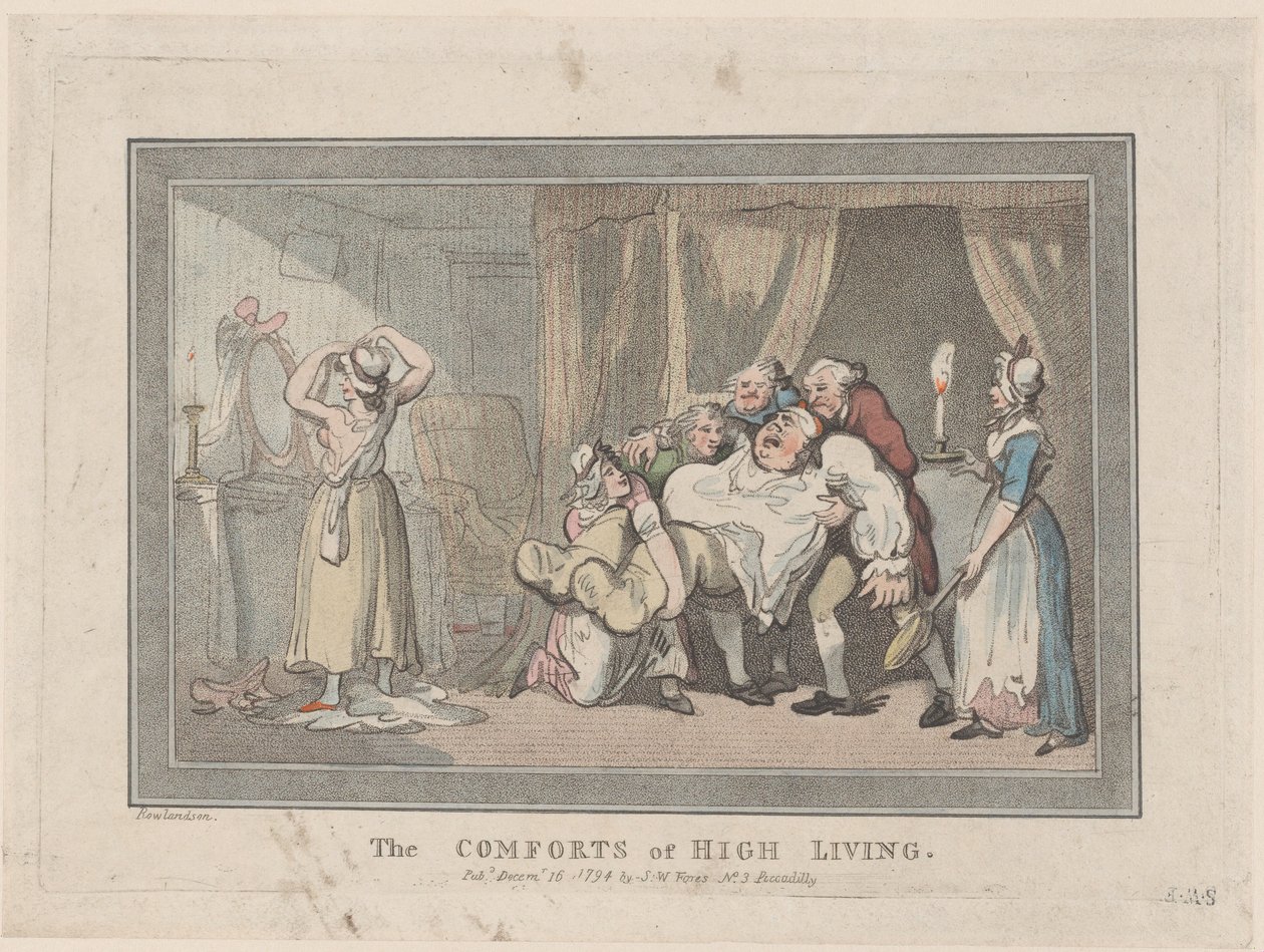 The Comforts of High Living, 1794. december 16., 1794. december 16. alkotó: Unbekannt
