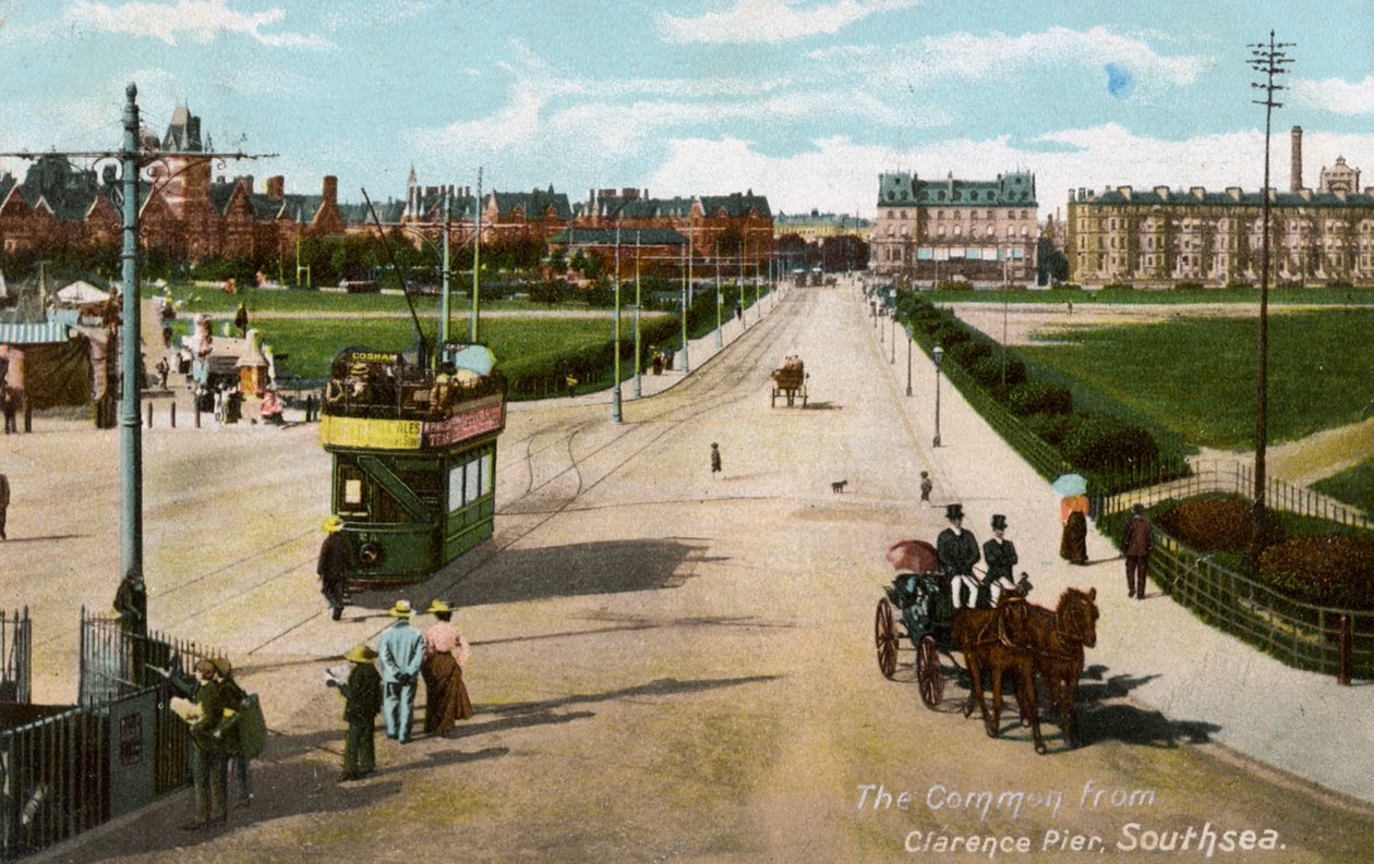 A közönséges Clarence Pier-ből, Southsea, Hampshire, 1904 alkotó: Unbekannt