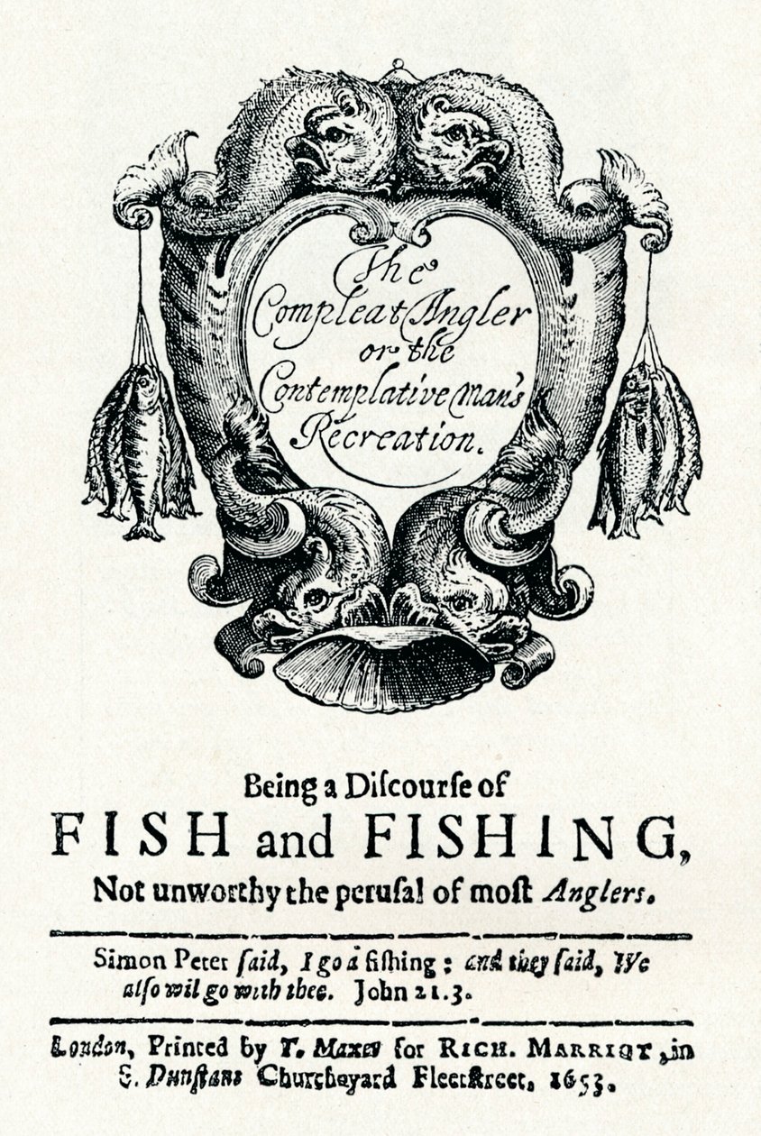 A Compleat Angler vagy a Contemplative Mans Recreation, c1653 alkotó: Unbekannt