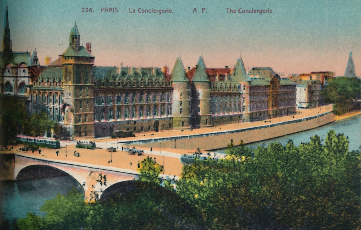 Conciergerie, Párizs, 1920 alkotó: Unbekannt