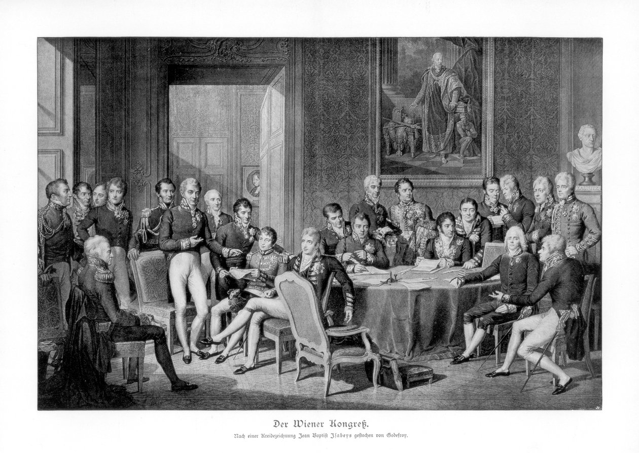 Bécsi Kongresszus, 1814-1815 1900 alkotó: Unbekannt