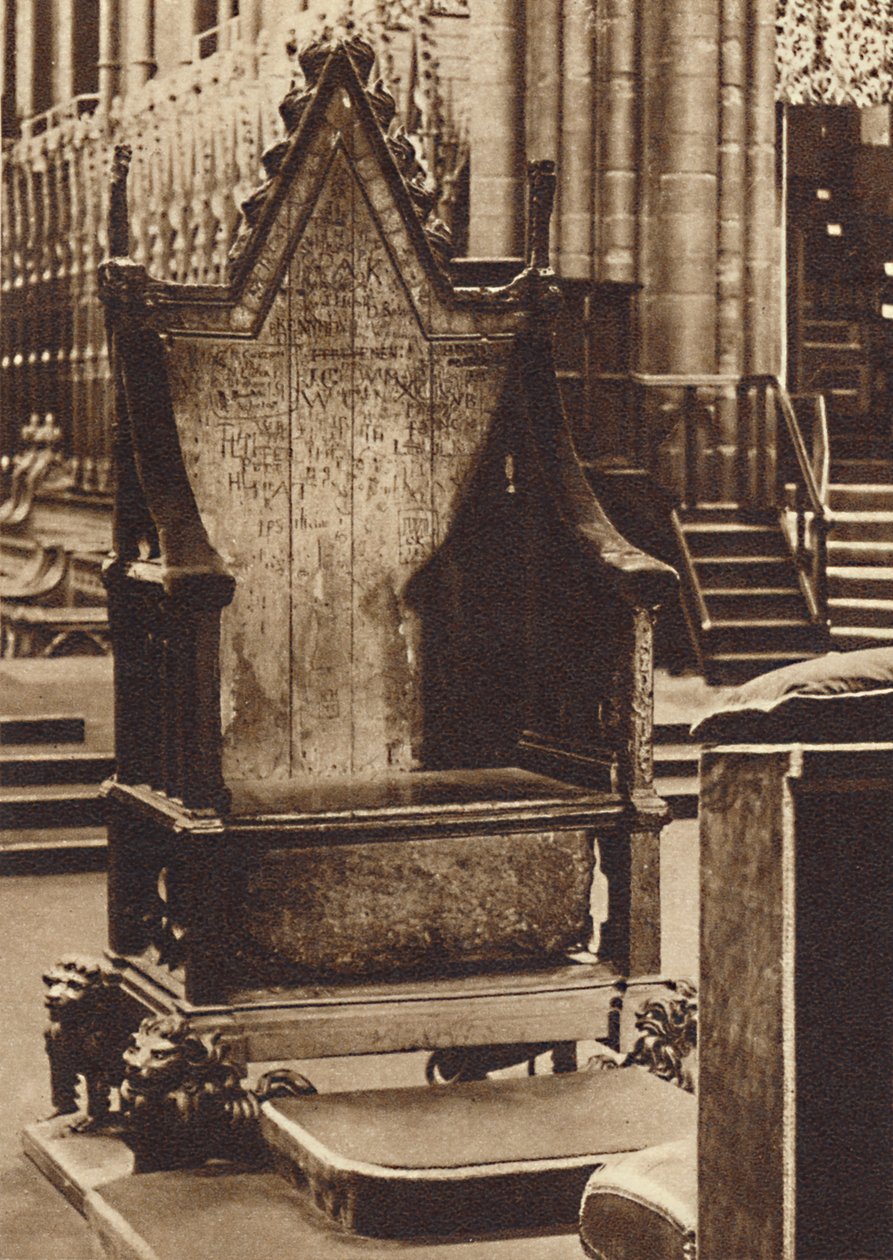 A koronázási szék és a pogácsa kő, 1937 alkotó: Unbekannt