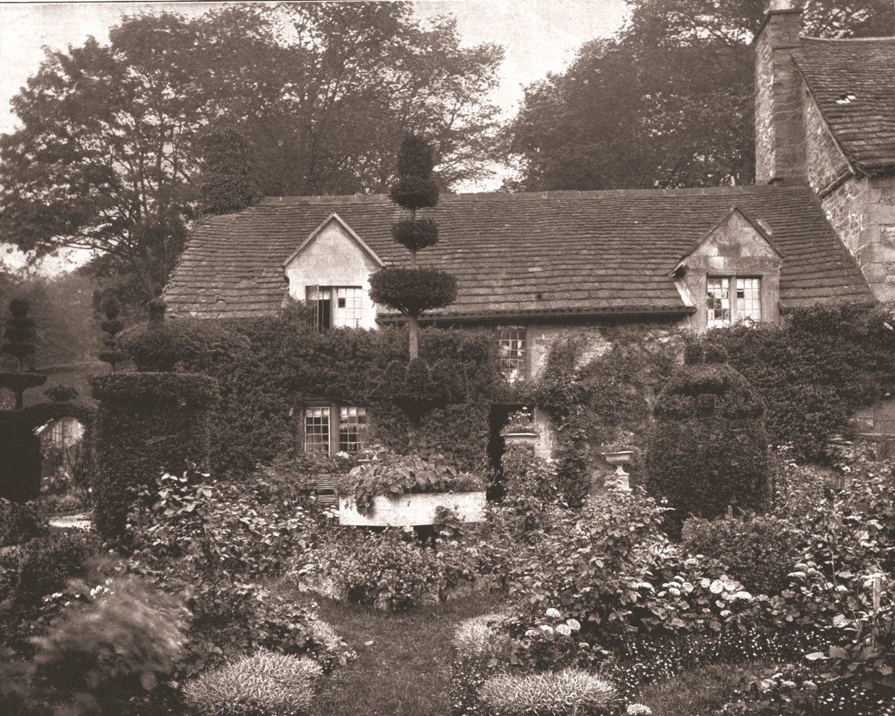 A kunyhó a Haddon Hall közelében, Derbyshire államban, 1894. alkotó: Unbekannt