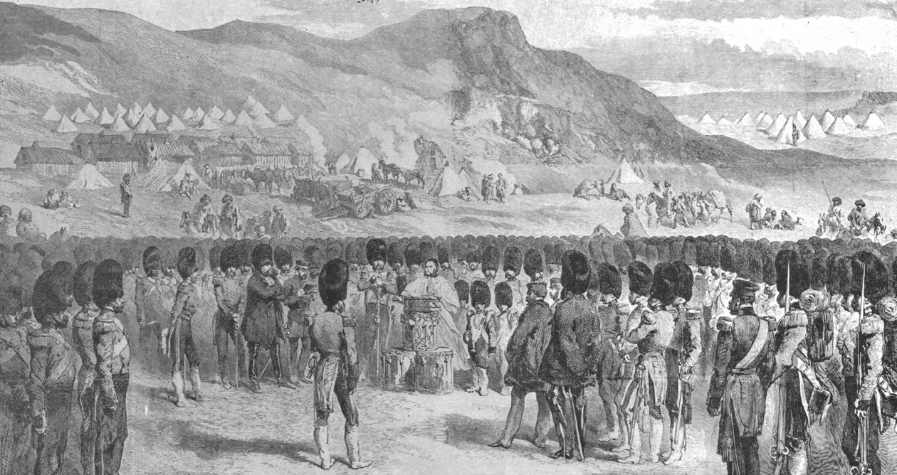 A krími háború, 1854-56: Isteni szolgálat... a balaclavai csata előtt, 1901. alkotó: Unbekannt