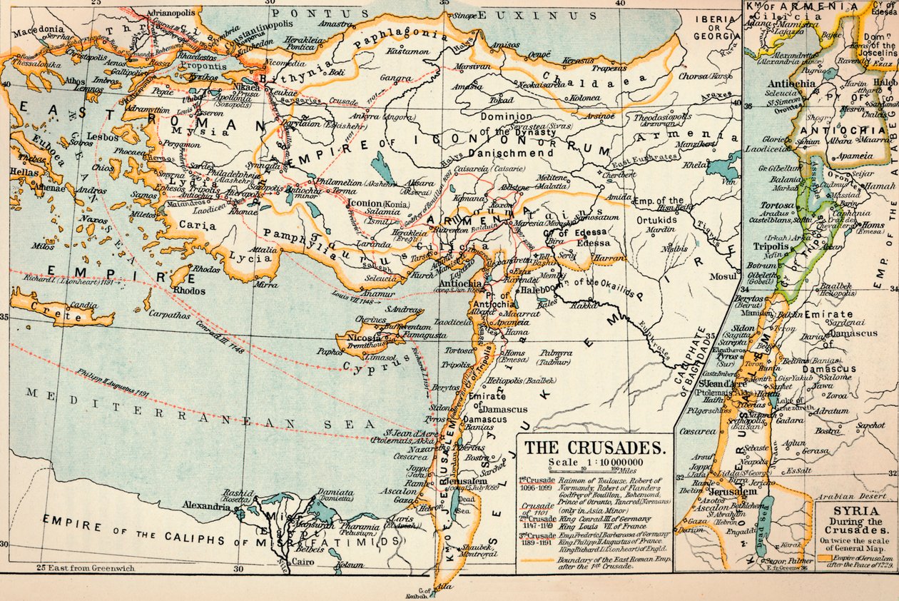 A keresztes hadjáratok, 1906, 1907 alkotó: Unbekannt