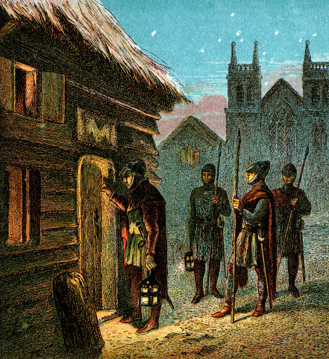 A kijárási tilalom, 1850 alkotó: Unbekannt