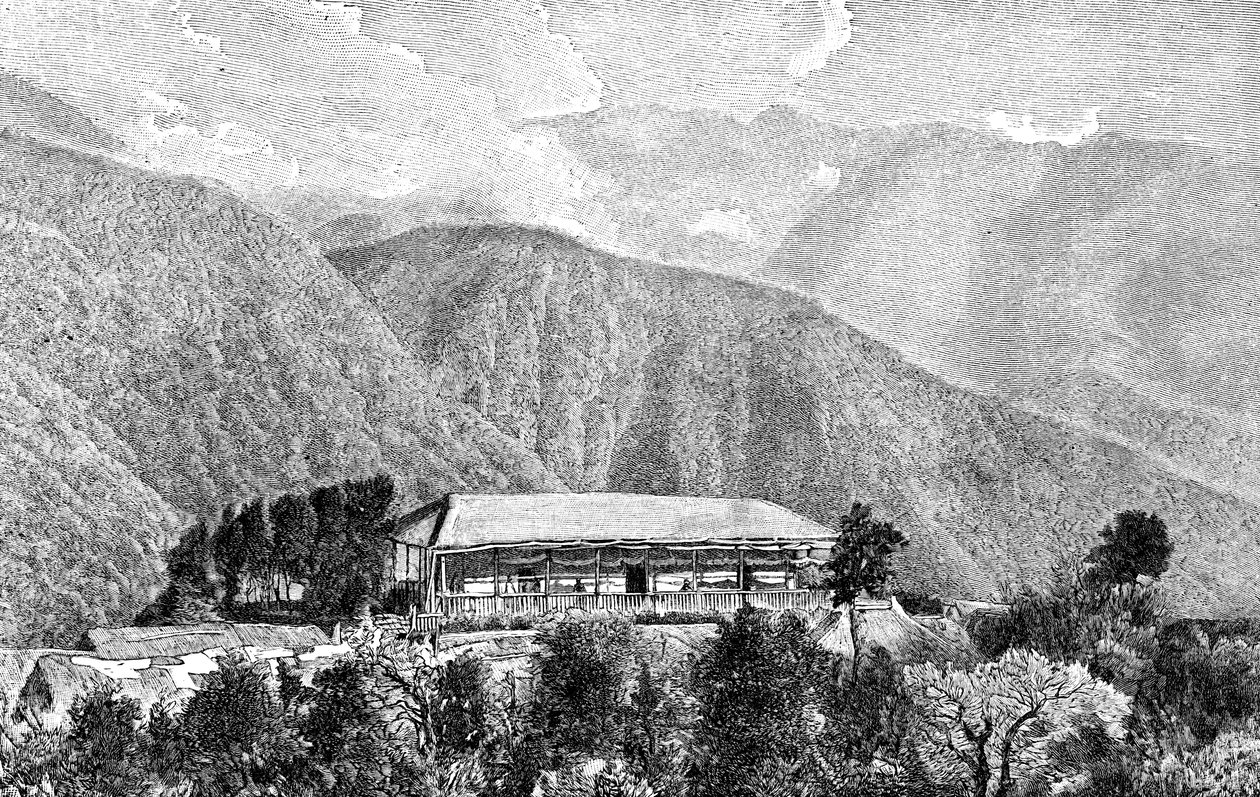 A Cussillani Hacienda, Yungas, Bolívia, 1895 alkotó: Unbekannt
