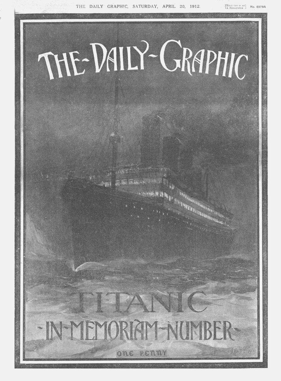 The Daily Graphic – Titanic-In-Memoriam-Number, előlap, 1912. április 20. alkotó: Unbekannt