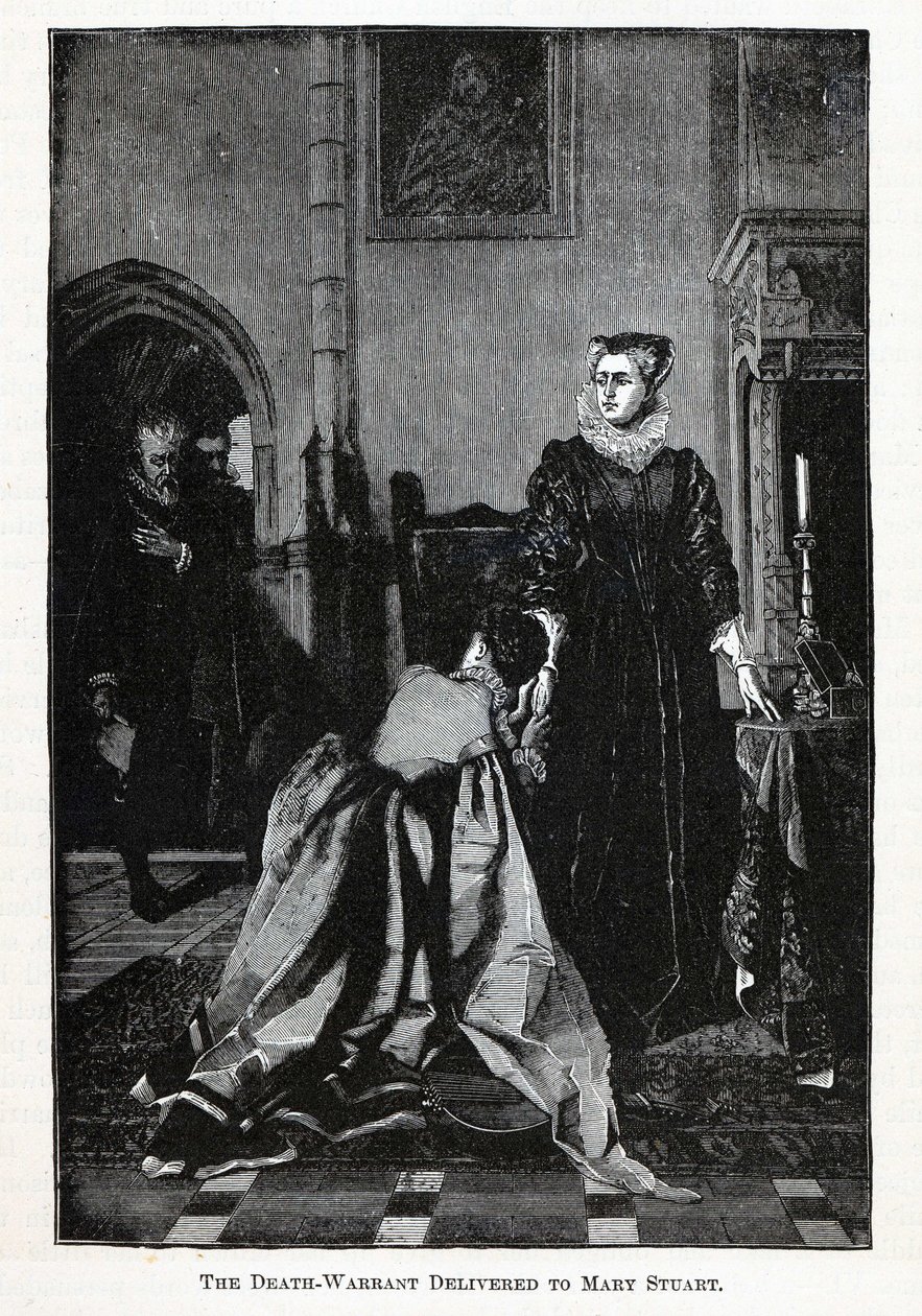 A Mary Stuartnak átadott halálos ítélet, 1882 alkotó: Unbekannt
