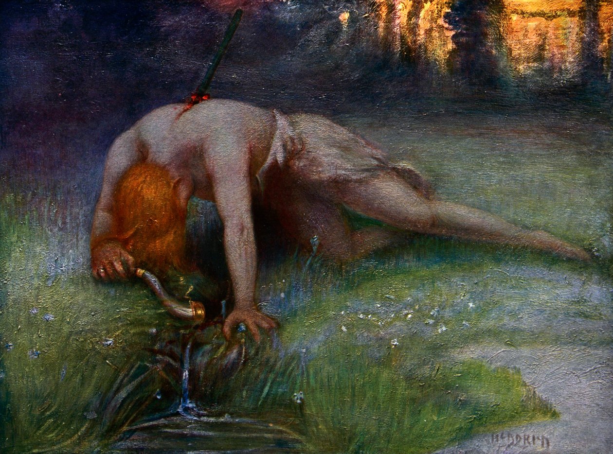 "Sigfried halála", 1906 alkotó: Unbekannt