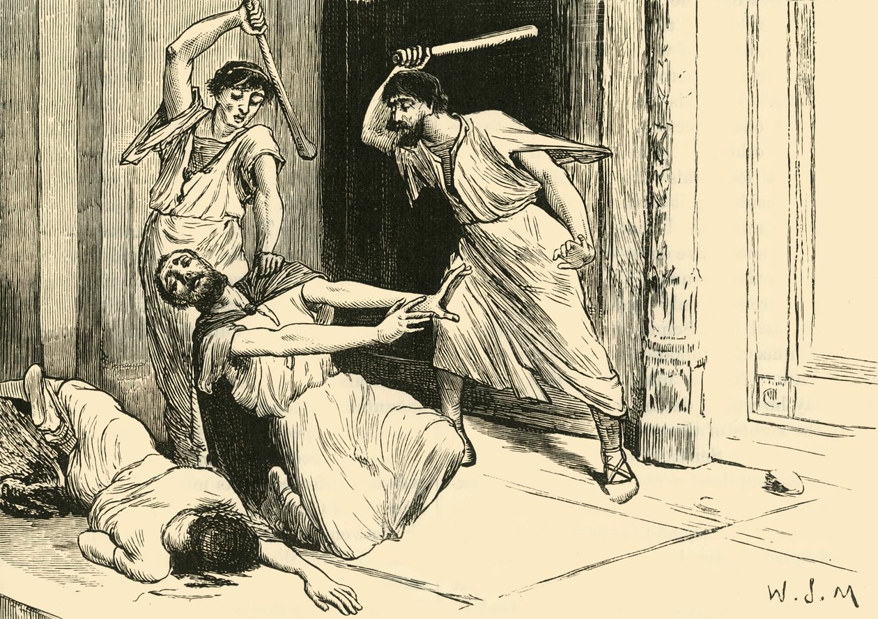 Tiberius Gracchus halála, 1890. alkotó: Unbekannt