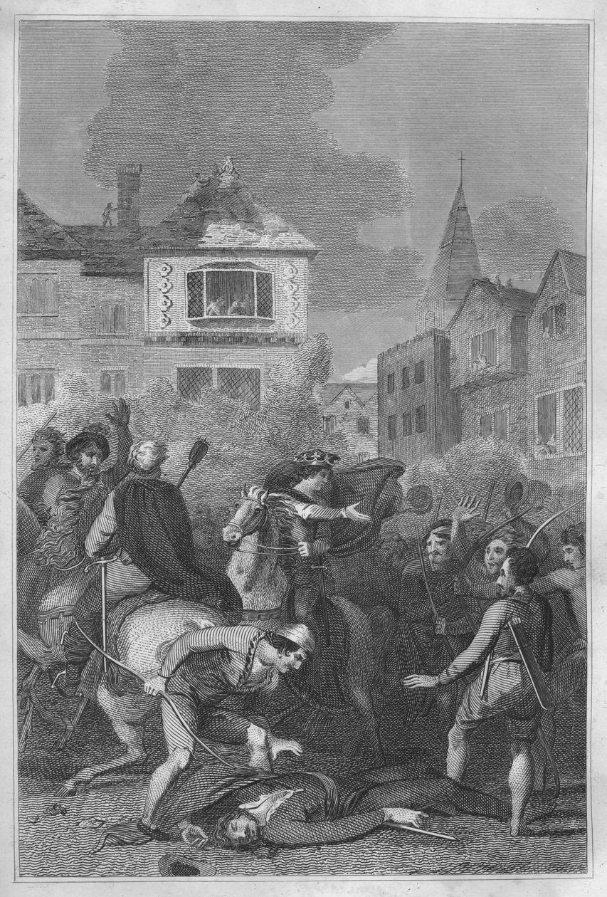 Wat Tyler halála, 1838 alkotó: Unbekannt