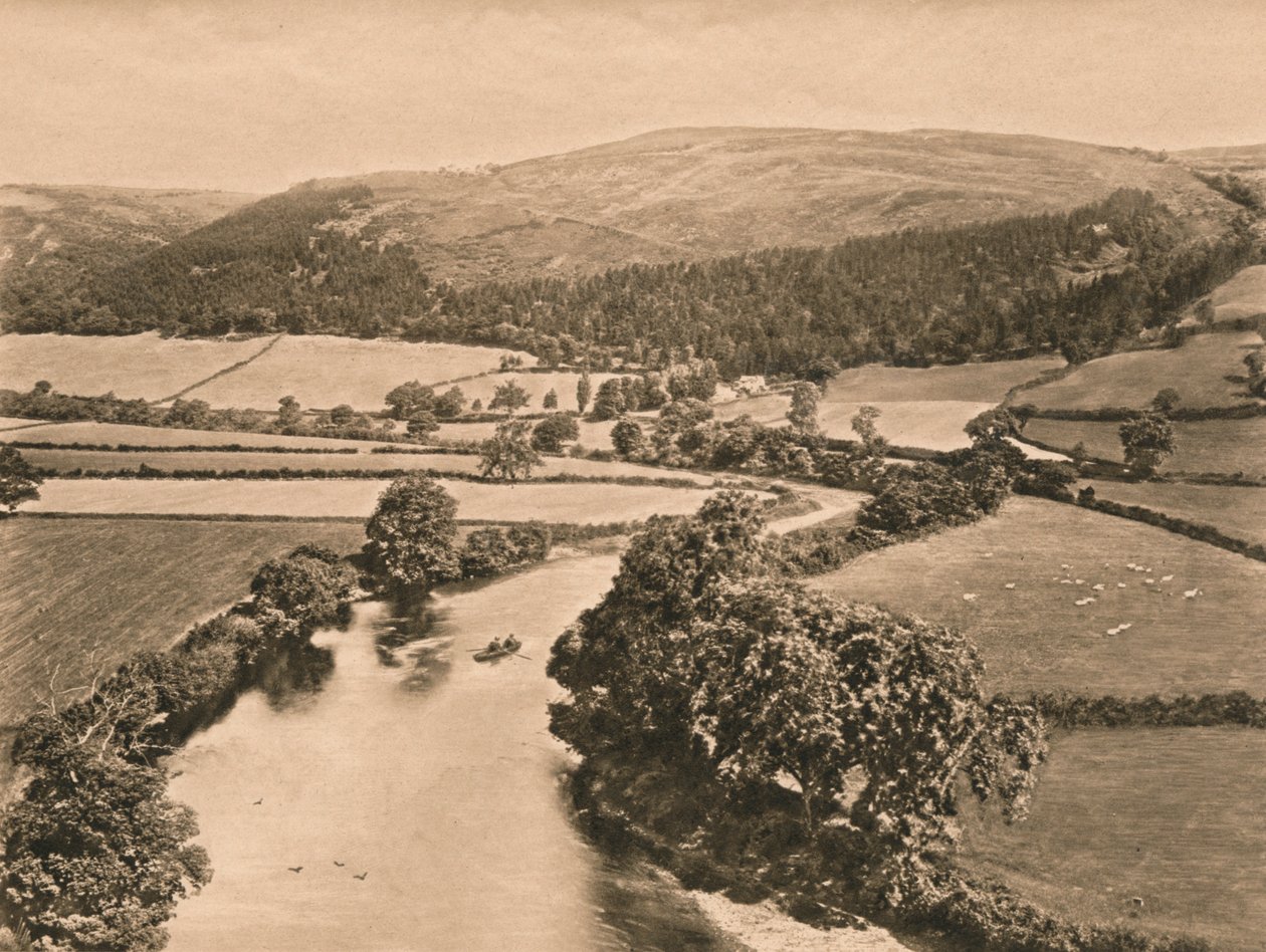 A Dee Valley, a Gledowers Moundból, 1902 alkotó: Unbekannt