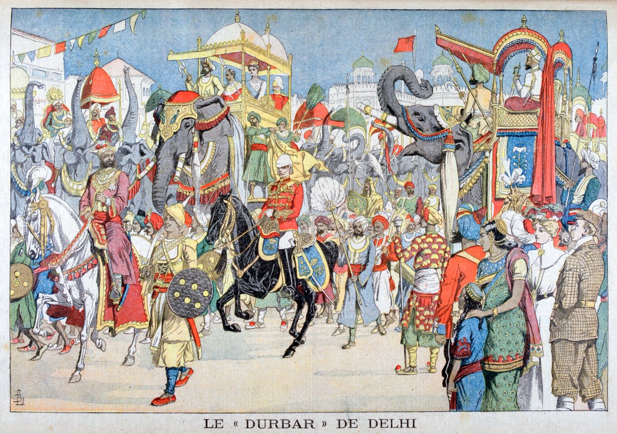 Delhi Durbar, 1903 alkotó: Unbekannt