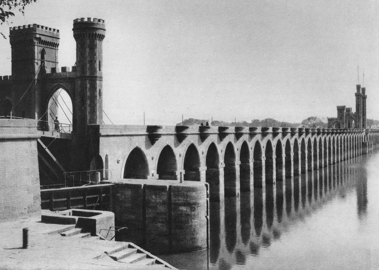 A Delta Barrage, Kairó, Egyiptom, 1920-as évek alkotó: Unbekannt