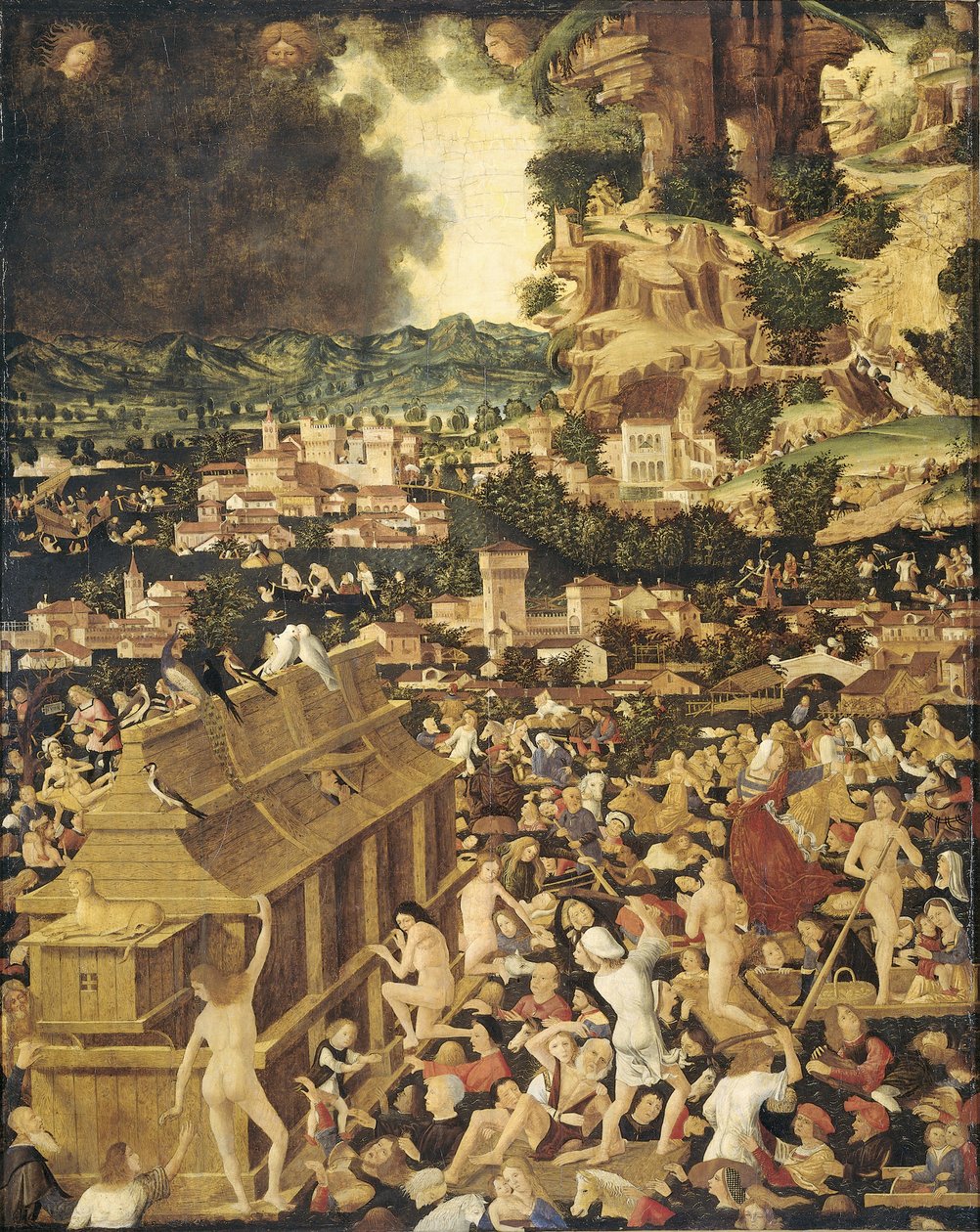 Az özönvíz, 1450-1499 alkotó: Unbekannt