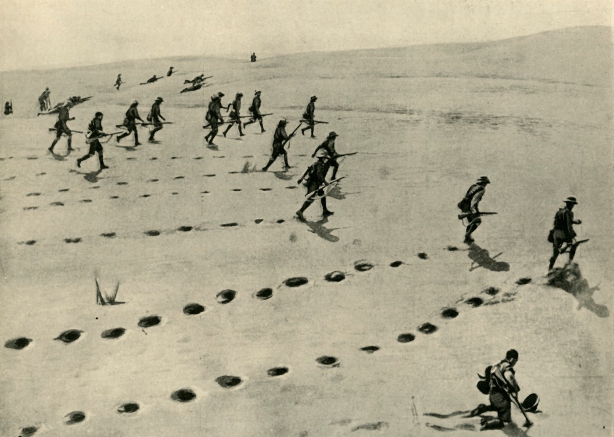 A délnyugat-afrikai hadjárat sivatagi fázisa..., Első világháború, 1915, c1920. alkotó: Unbekannt