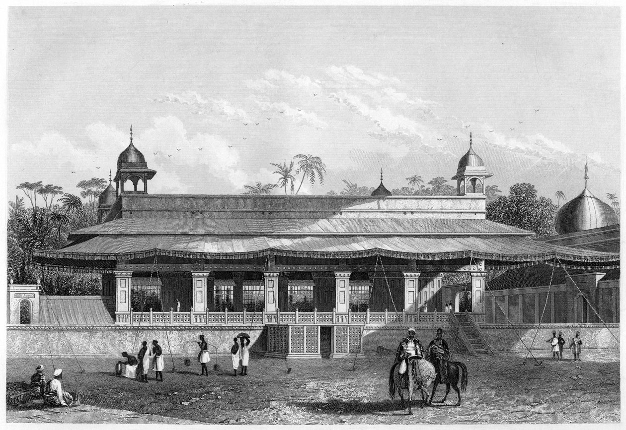 The Dewas Khan, Hall of Audience, Delhi, 1860 alkotó: Unbekannt