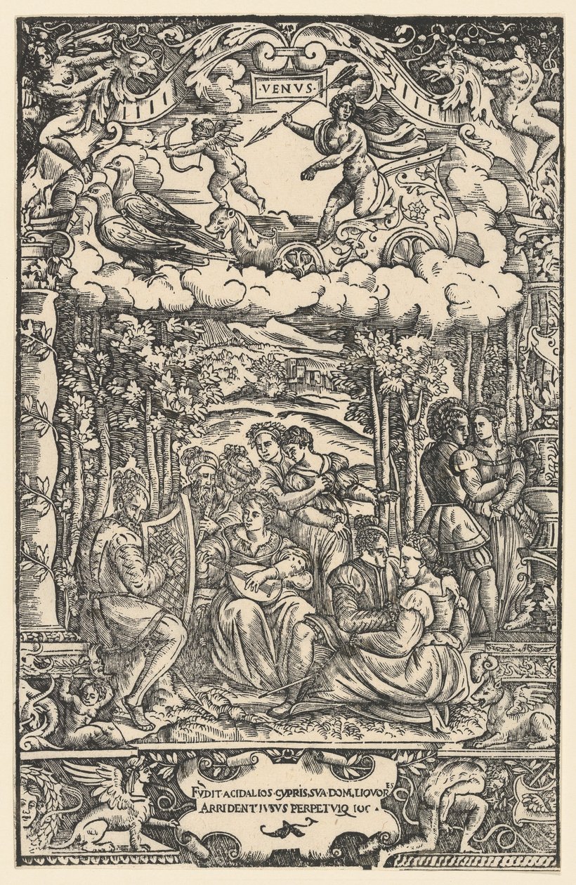 A Vénusz uralma, A hét bolygóból, 1533. alkotó: Unbekannt