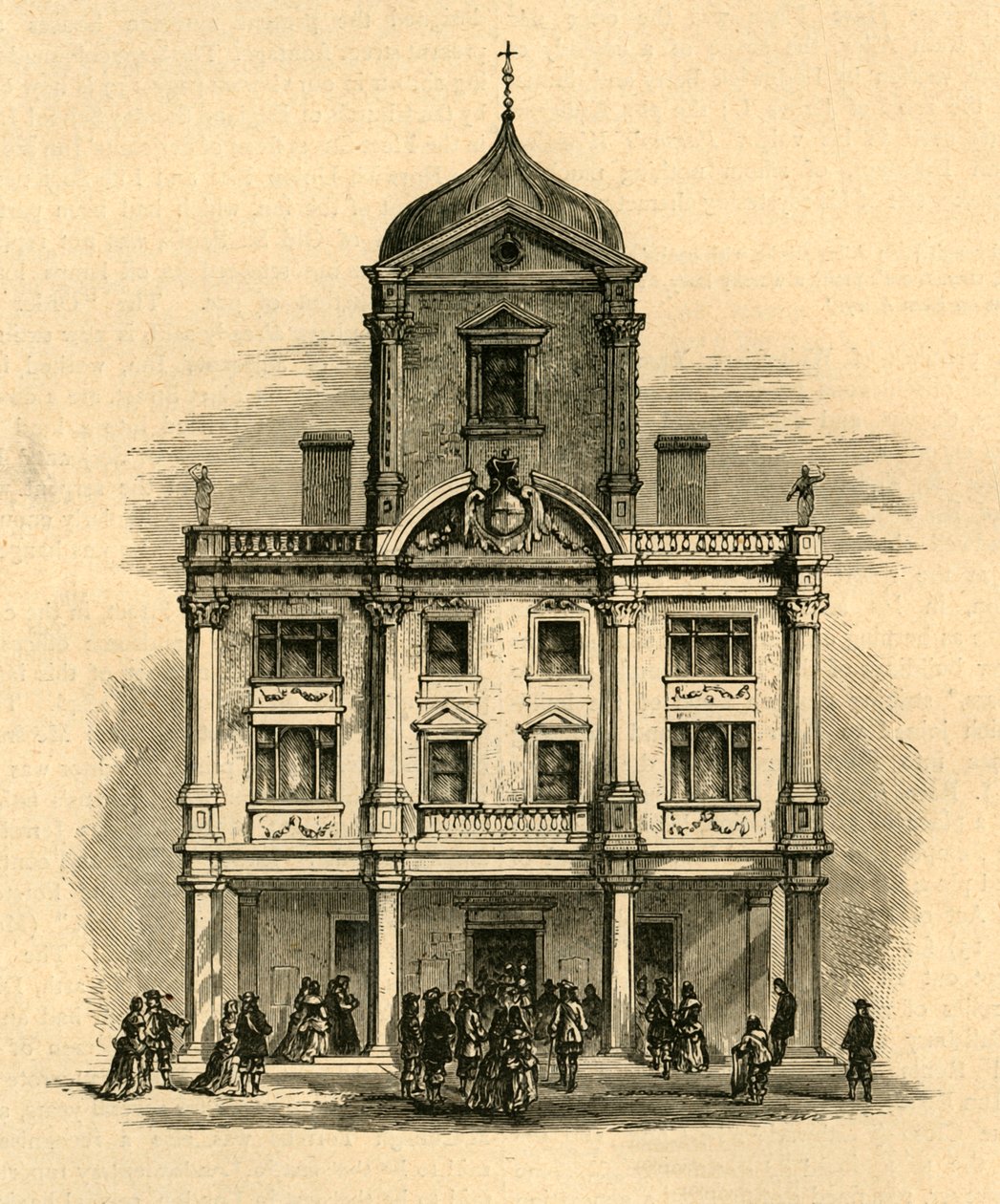 The Dorset Gardens Theatre, Whitefriars, 1897. alkotó: Unbekannt