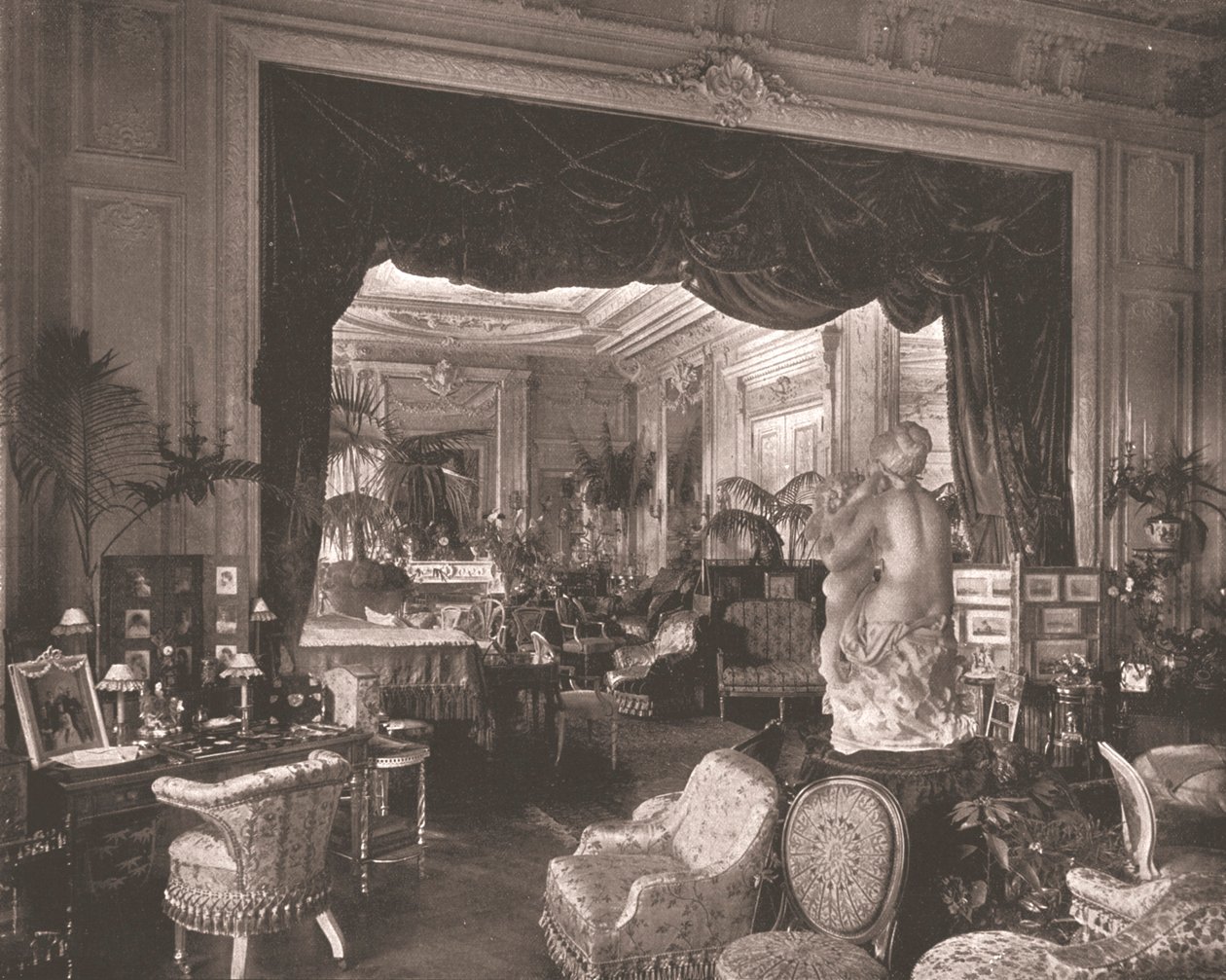 A szalon a Sandringham House-ban, Norfolk, 1894. alkotó: Unbekannt