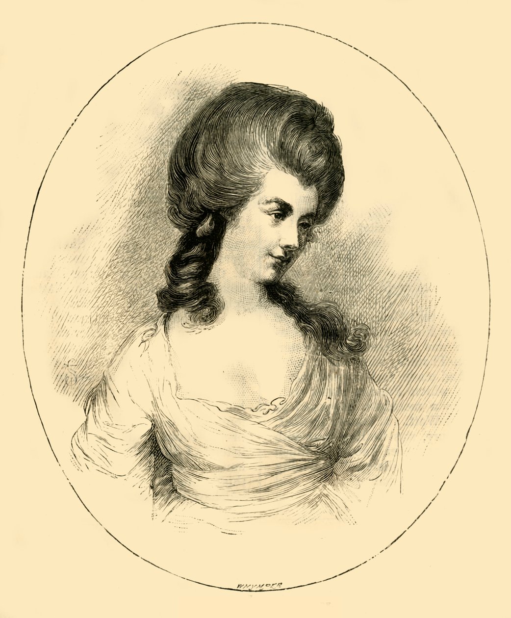 Devonshire hercegnője, 1780, 1881. alkotó: Unbekannt
