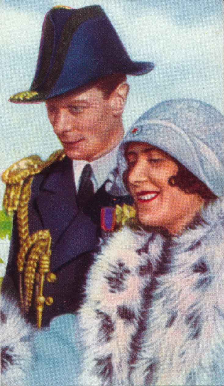 York hercege és hercegné később VI. György király és Erzsébet királynő 1927-es ausztráliai körútjukon alkotó: Unbekannt