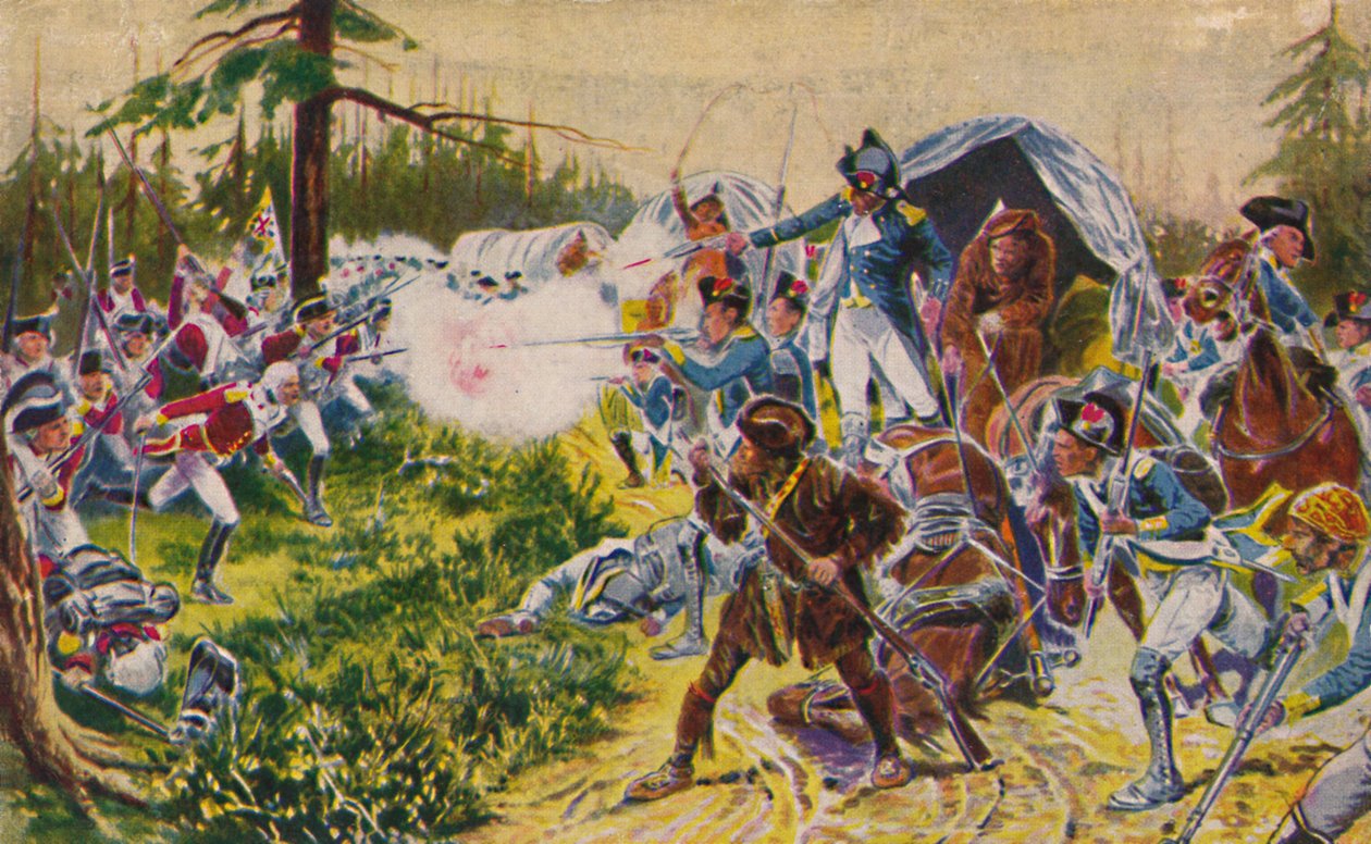 Cornwalls hercege könnyű gyalogság... Brandywine-nél, 1777, 1939 alkotó: Unbekannt