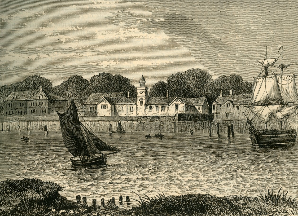 A Norfolks herceg Almshouses, 1796-ban, c1878. alkotó: Unbekannt