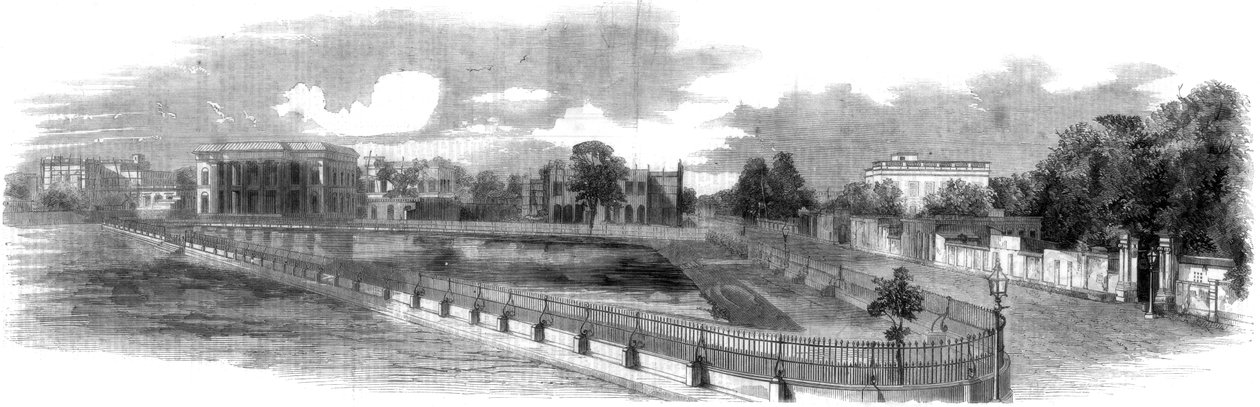A Dunkin Bustee, Chowringhee, Kalkutta, India, 1860 alkotó: Unbekannt