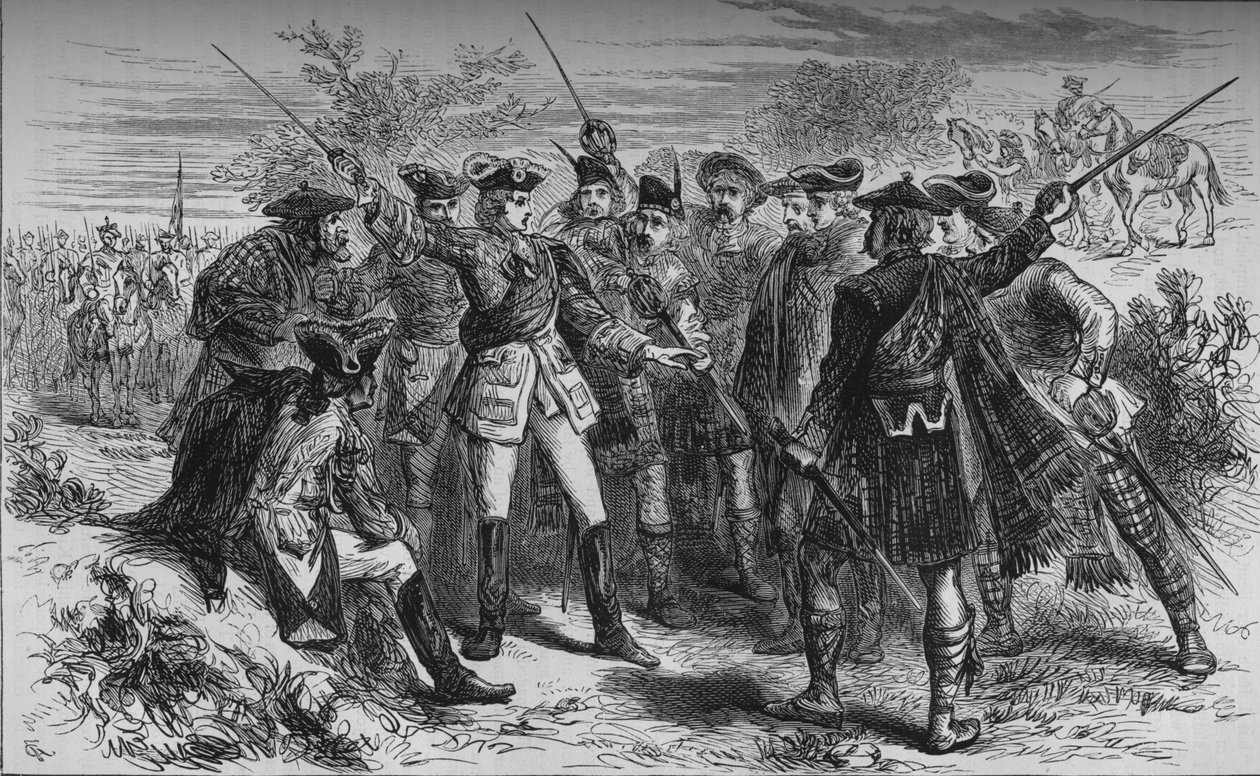 Az Earl of Mars haditanács, 1715. november, 1880 alkotó: Unbekannt