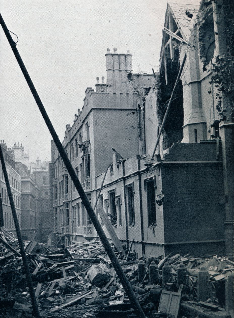 The East End of the Middle Temple Hall, 1941. alkotó: Unbekannt