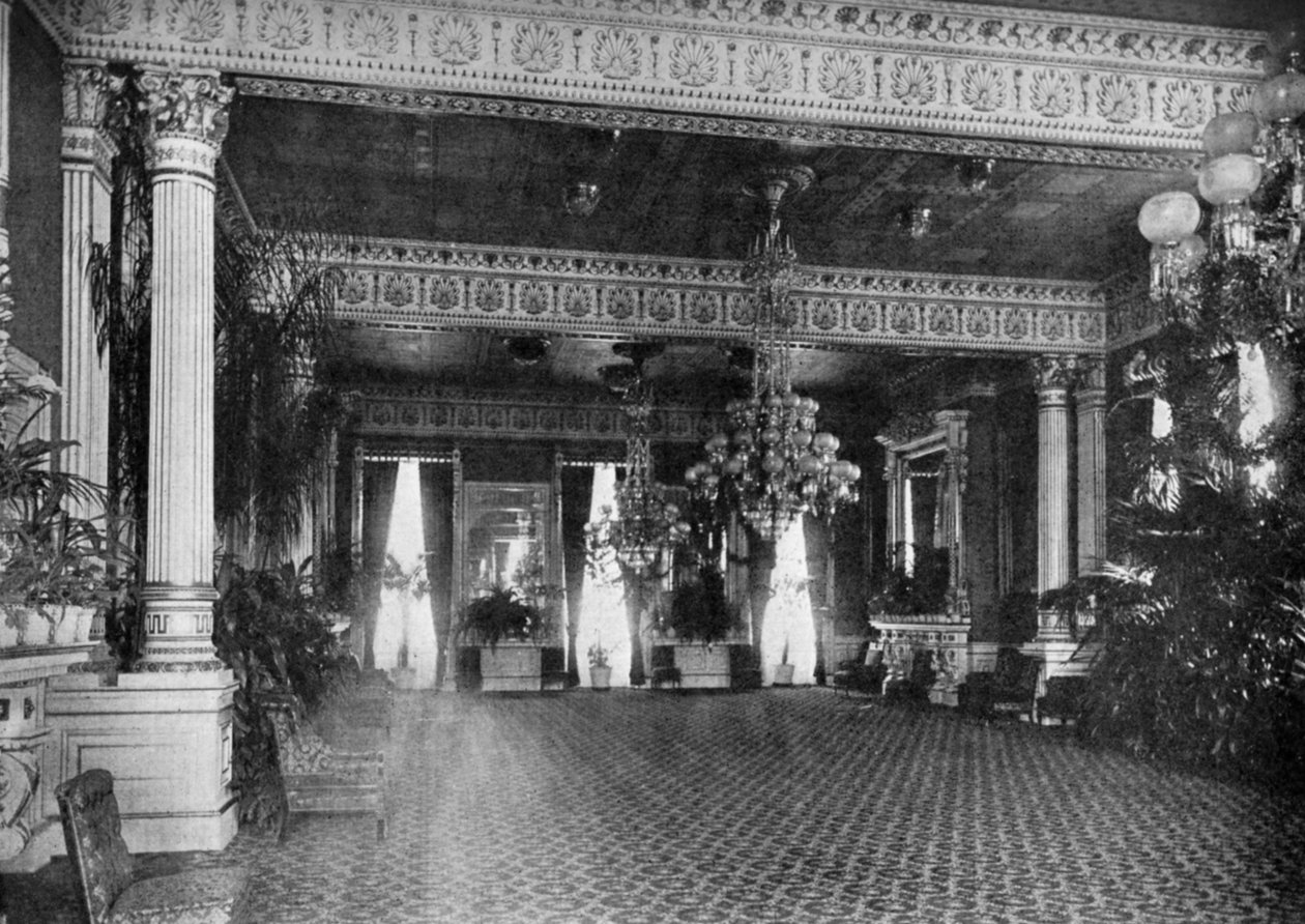 Keleti szoba a Fehér Házban, Washington DC, USA, 1908 alkotó: Unbekannt