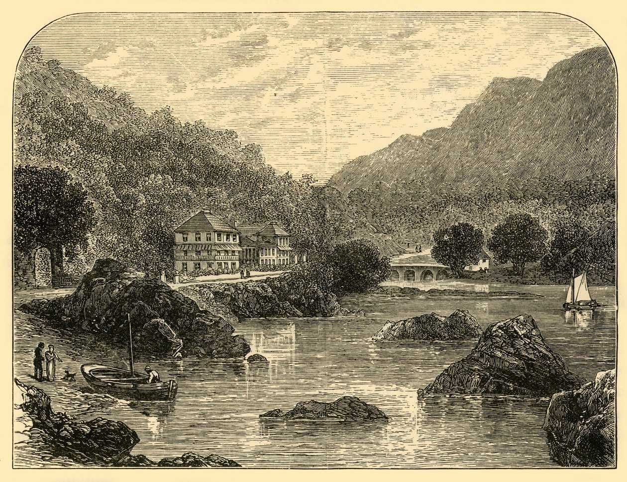 Az Eccles Hotel, 1898. alkotó: Unbekannt