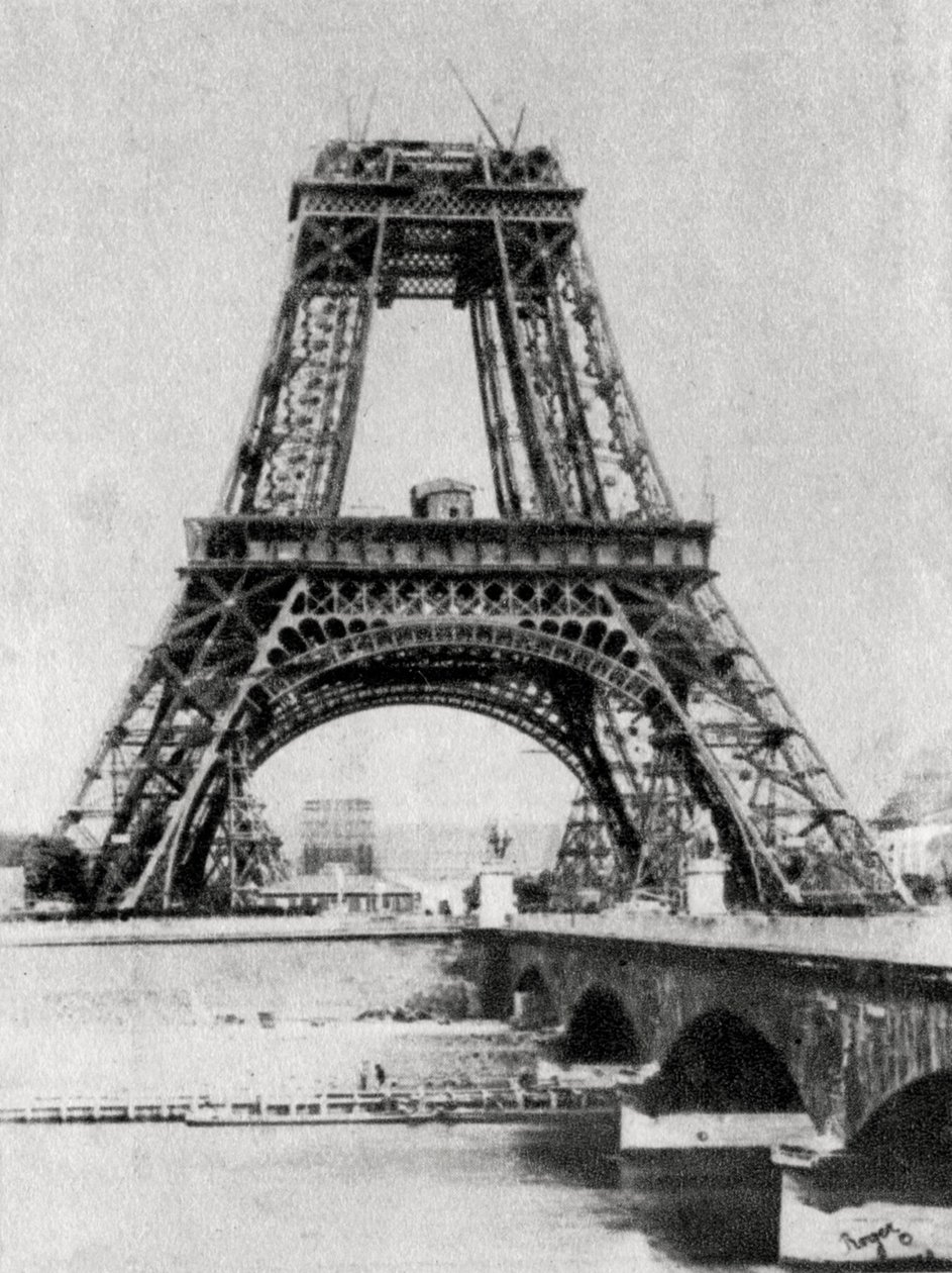 Az Eiffel-torony épül, Párizs, 1888 alkotó: Unbekannt