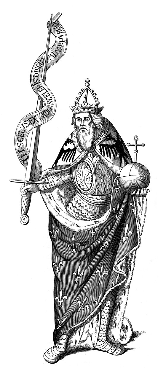 Nagy Károly császár 742-814, 1849 alkotó: Unbekannt