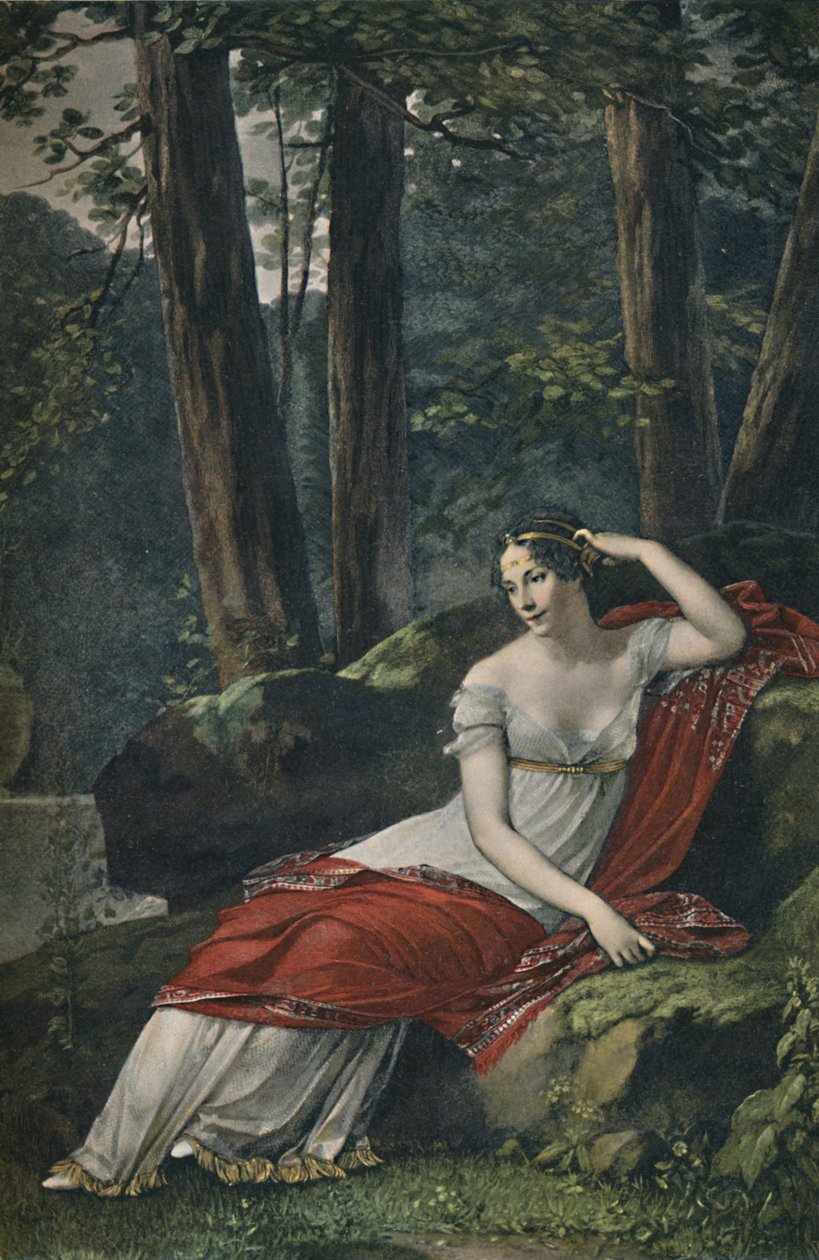 Josephine császárné a malmaisoni parkban, 1809, 1896 alkotó: Unbekannt