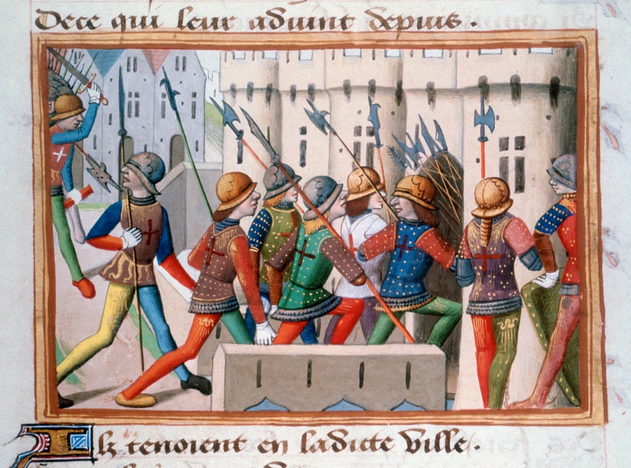 Az angolokat kiűzték Párizsból, 1436. április, 1484 alkotó: Unbekannt