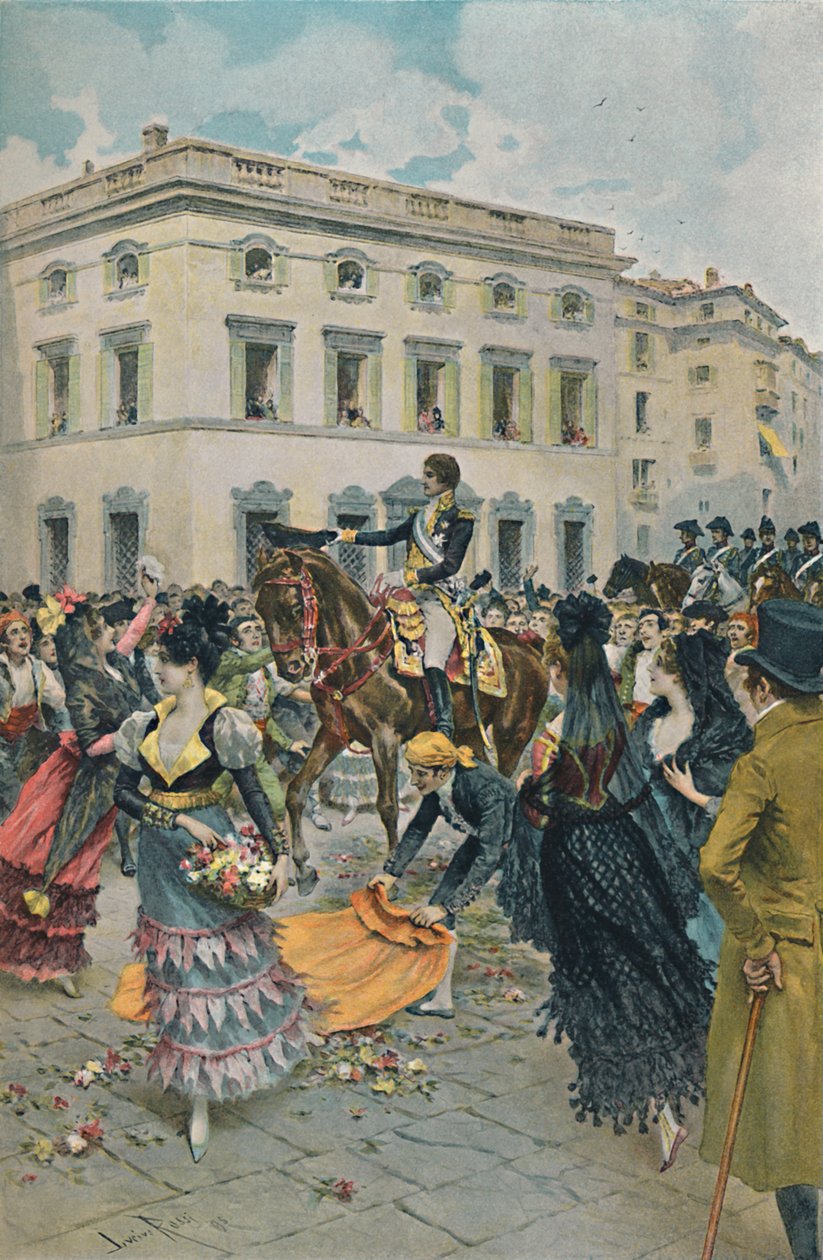 Ferdinánd belépése Madridba, 1808. március 23., 1896. alkotó: Unbekannt