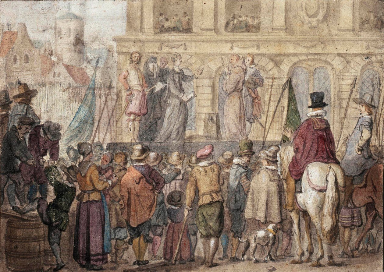 Lady Jane Grey kivégzése. alkotó: Unbekannt