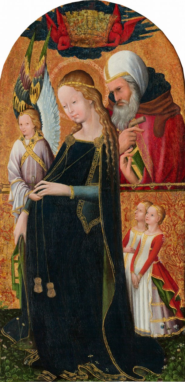 A várandós Madonna Szent Józseffel, c. 14251450. alkotó: Unbekannt