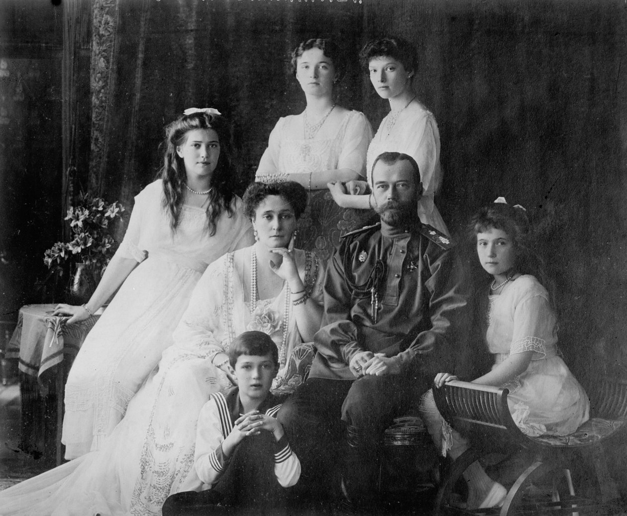 Miklós orosz cár családja, 1910-es évek. alkotó: Unbekannt