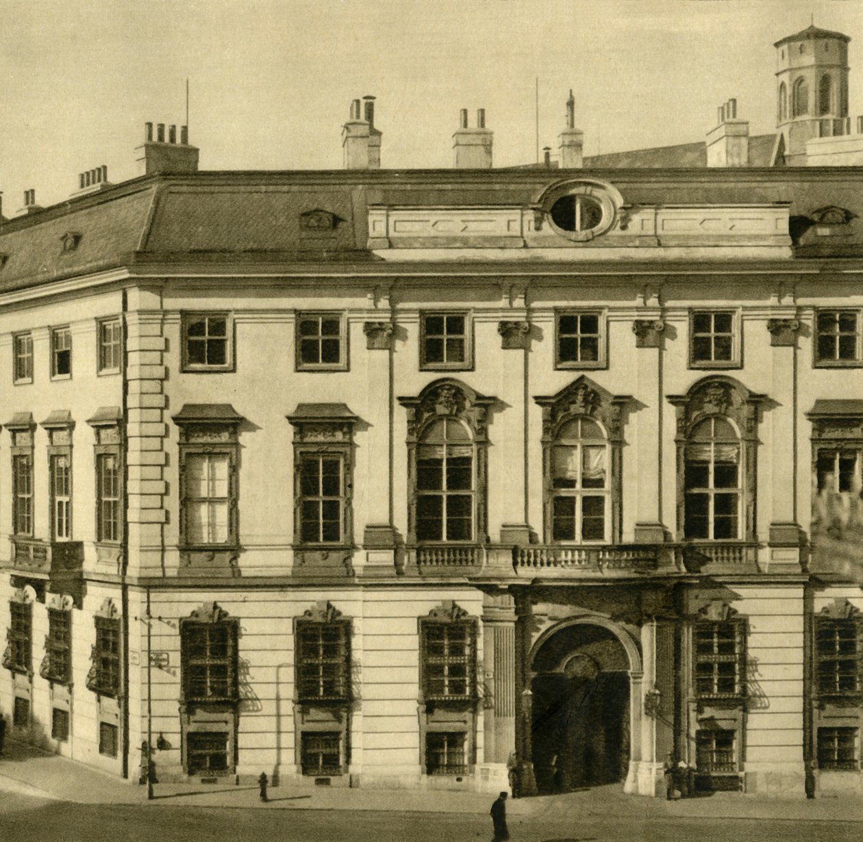 Szövetségi Kancellária, Ballhausplatz, Bécs, Ausztria, c1935. alkotó: Unbekannt